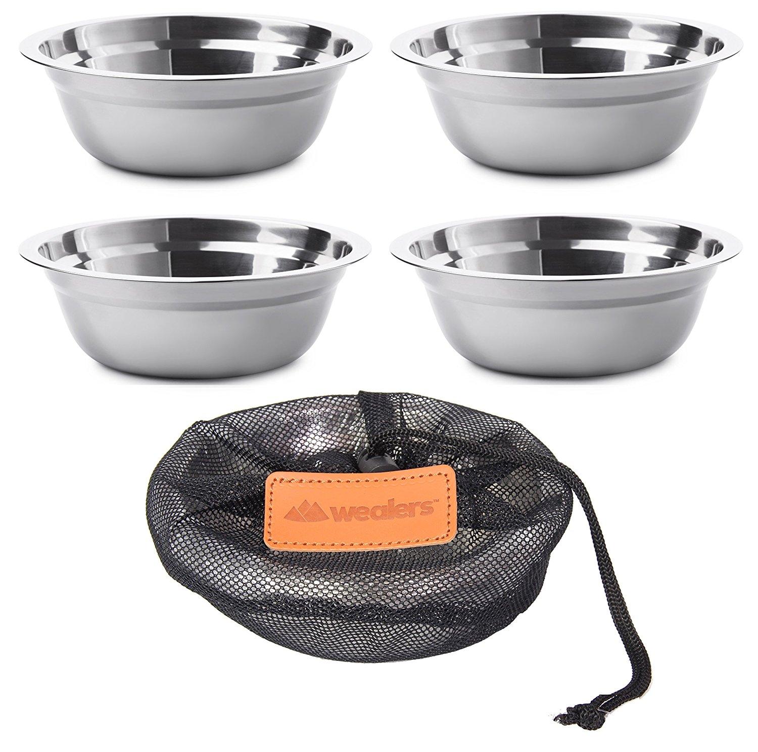 wealers 6 inch stainless steel bowl set